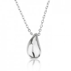 small teardrop Pendant necklace in 925 sterling silver small teardrop Pendant necklace in 925 sterling silver