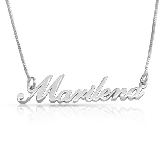 sterling silver name necklace sterling silver name necklace