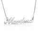 sterling silver name necklace sterling silver name necklace