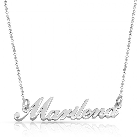 sterling silver name necklace 
