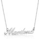 sterling silver name necklace 