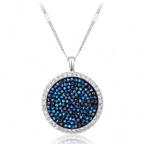 pendant necklace embellished with crystals from Swarovski 