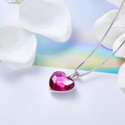 Crystal From Swarovski heart pendant necklace