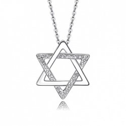 Star of David pendant necklace with Crystals From Swarovski Star of David pendant necklace with Crystals From Swarovski