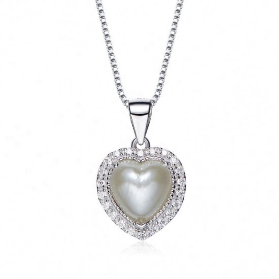 heart shaped swarovski Birthstone necklace - June