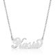 name necklace in sterling silver