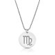 zodiac necklace in sterling silver :Virgo