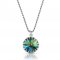 crystal from swarovski necklace with round stone - " crystal vitrail medium"