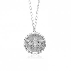 bee pendant necklace -925 sterling silver  bee pendant necklace -925 sterling silver