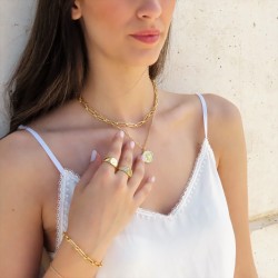 bee pendant necklace -925 sterling silver 