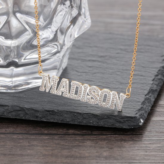 Capital letters name necklace Capital letters name necklace