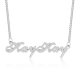 personalized diamond name necklace 