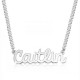 cursive name necklace in sterling silver 