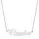 Personalized Classic Name Necklace in sterling silver 