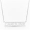 Cut Out Name Necklace in sterling silver  