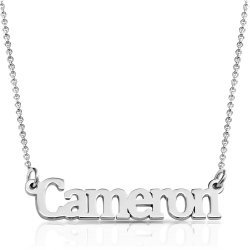 personalized name necklace - 925 sterling silver  personalized name necklace - 925 sterling silver