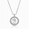 sterling silver zodiac pendant : libra 
