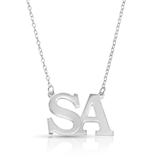 Initial Letters Necklace in sterling silver 