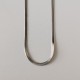 925 Sterling silver  flat snake chain necklace