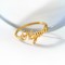 script name ring 18k gold plated