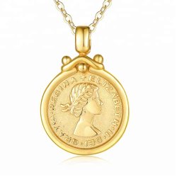 Vintage Elizabeth coin  necklace Vintage Elizabeth coin  necklace