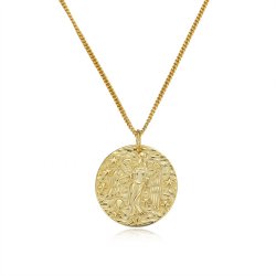 Angel coin pendant necklace Angel coin pendant necklace
