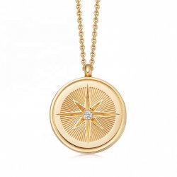 gold plated star necklace  gold plated star necklace