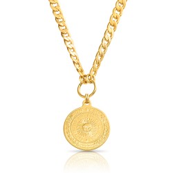 18k gold plated gourmet coin necklace 18k gold plated gourmet coin necklace