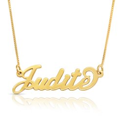 18k gold plated silver name necklace 18k gold plated silver name necklace