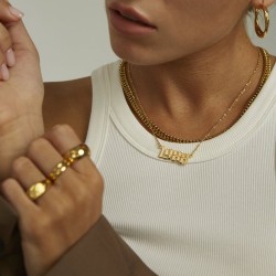 18k gold plated year necklace 18k gold plated year necklace