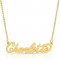 Name Necklace 18K Gold Plating on Silver 