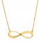 Engraved Infinity Name Necklace With Swarovski Birthstone 