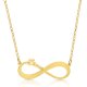 Gold Infinity Necklace with Name