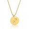 zodiac necklace in gold plating: Sagittarius