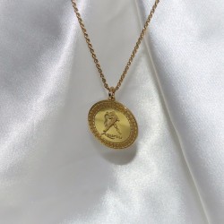 gold plated zodiac pendant :Aquarius gold plated zodiac pendant :Aquarius