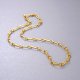 gold plated paperclip chain necklace gold plated paperclip chain necklace