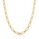 gold plated paperclip chain necklace gold plated paperclip chain necklace
