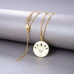 gold love amulet necklace gold love amulet necklace
