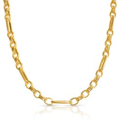 paperclip chain necklace - 18k gold plated paperclip chain necklace - 18k gold plated