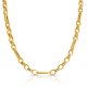 paperclip chain necklace - 18k gold plated