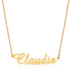 personalized classic name necklace - 18k gold plated personalized classic name necklace - 18k gold plated