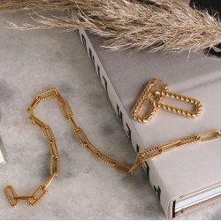 18K Gold Plated  Chain Necklace  18K Gold Plated  Chain Necklace
