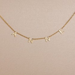 Name choker necklace in 925 sterling silver  Name choker necklace in 925 sterling silver