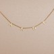 Name choker necklace in 925 sterling silver 