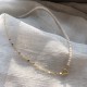 925 sterling silver choker necklace with freshwater pearls