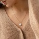 14K gold filled  Baroque  pearl necklace