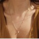 14k Gold filled pearl necklace