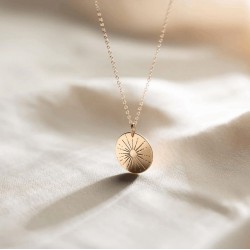 Handmade 14k gold filled sunbeam necklace