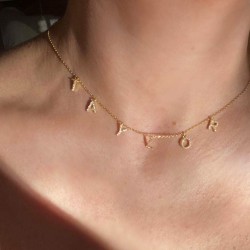 Custom Pave  Name Necklace in 925 sterling silver  Custom Pave  Name Necklace in 925 sterling silver