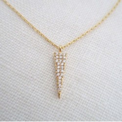 925 sterling silver cz triangle necklace 925 sterling silver cz triangle necklace